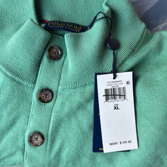 Polo Golf Ralph Lauren Sand Hollow Green Sweater. 🔥NEW 🔥 50% OFF - Picture 8 of 8